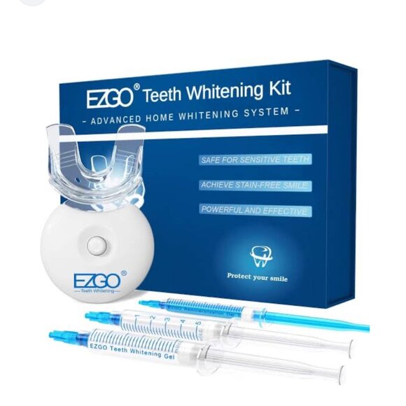 EZGO Teeth Whitening Kit LED‎ Light Advanced Home Whitening System NEW WITH BOX - Picture 2 of 8